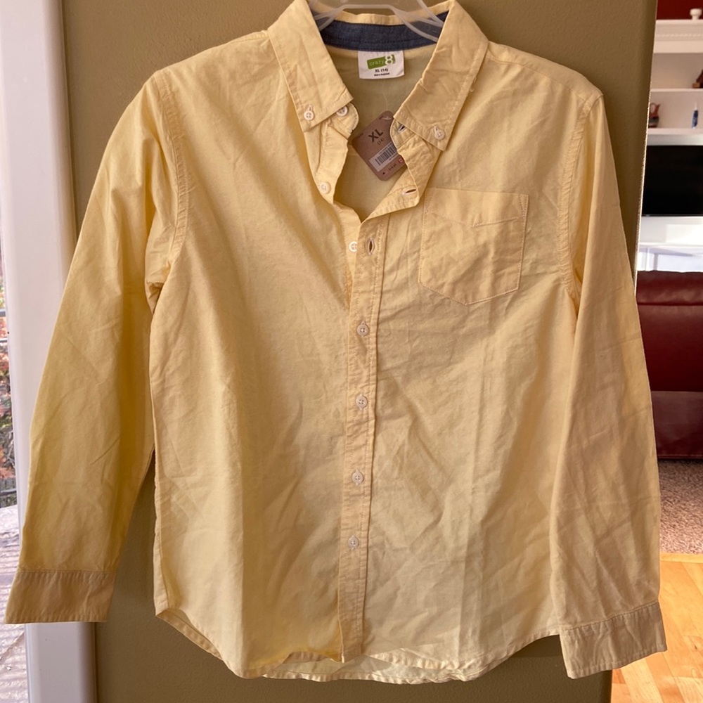 💋2/$30💋 NWT CRAZY 8 boys button down shirt